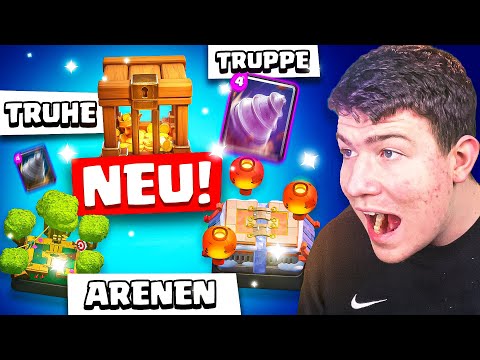 😱😍DAS GROßE CLASH ROYALE UPDATE! | Neue Karte, Neue Arenen, Neue Truhen & vieles mehr!
