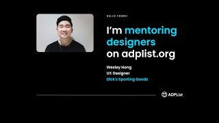 I Am Providing UX Design Mentorship on ADPList!