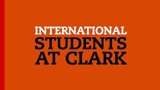 International Students at Clark