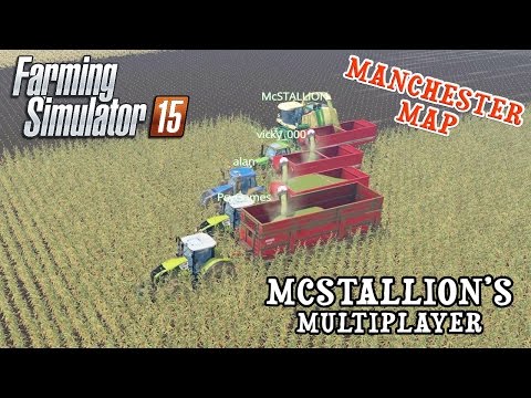 Multiplayer Farming Simulator 15 on McStallion's Server