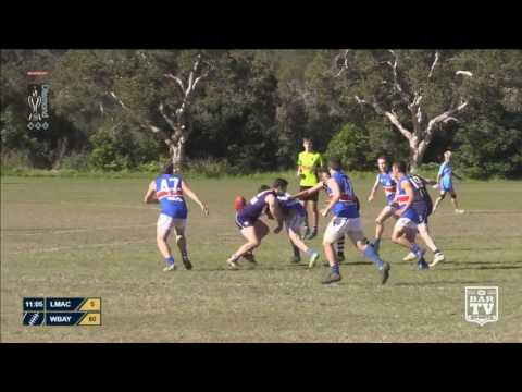 2017 BDAFL Round 12 Reserve Grade Highlights - Lake Macquarie Dockers v Warners Bay Bulldogs
