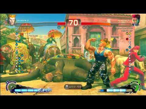 SSF4 Rank Match  Ace E I RI N (GU)  vs Markun2009 (VI)