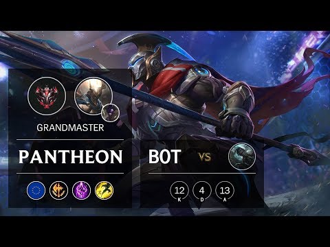 Pantheon Bot vs Senna - EUW Grandmaster Patch 9.22