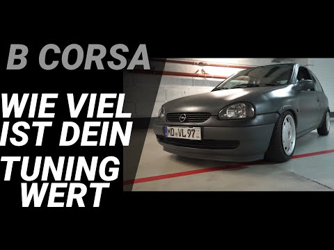 OPEL CORSA B - WIE WENIG IST DEIN TUNING WERT der KFZ ANTIDRIPCHECK