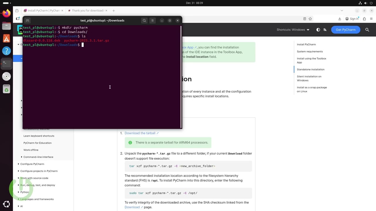 How to Install PyCharm Community Edition on Linux