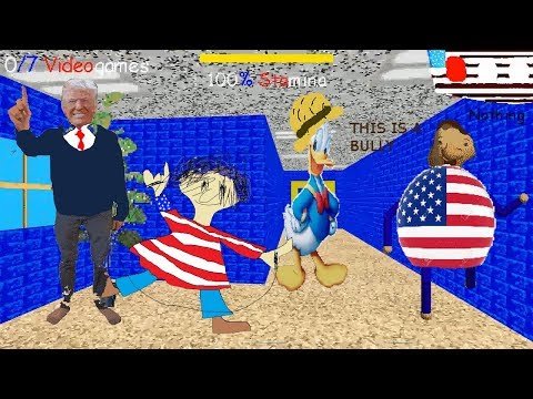 Donald Duck's Basics in To The New York in USA Chapter 3 - Baldi's Basics V1.4.3 Mod