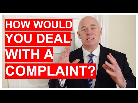"How Would You Deal With A Customer Complaint?" Interview Question and BRILLIANT Answer!