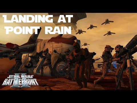 Star Wars Battlefront II: Landing at Point Rain MAP (MOD)