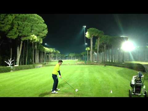 Night golf at Carya Golf Club in Belek