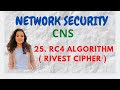 #25 RC4 Algorithm - Block Cipher Algorithm |CNS|