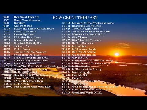 50 Popular Hymns - How Great Thou Art - Gospel Instrumental Music by Lifebreakhtrough