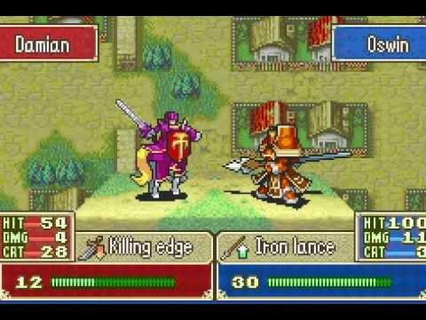 FE7 - Oswin criticals Damian