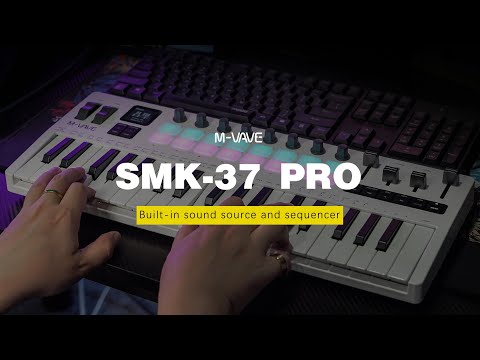 M-VAVE SMK-37 PRO | Performance Demo Using Built-in Sounds and Sequencer