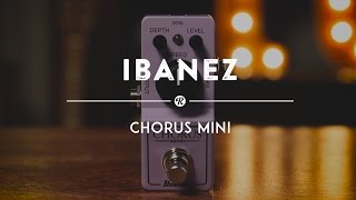 Video thumbnail for Ibanez Chorus Mini Pedal | Reverb Demo Video by Reverb