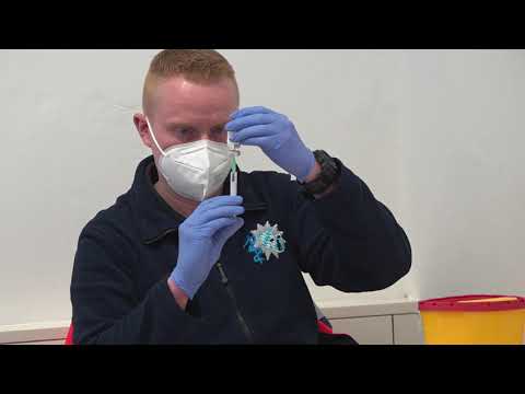 Bereitschaftspolizei startet Impfung mit Astra-Zeneca um Polizei vor Querdenkern zu schützen