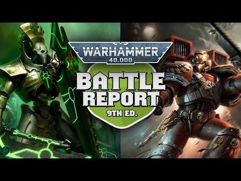 Necrons vs Blood Angels Warhammer 40k 9th Edition Battle Report Ep 19
