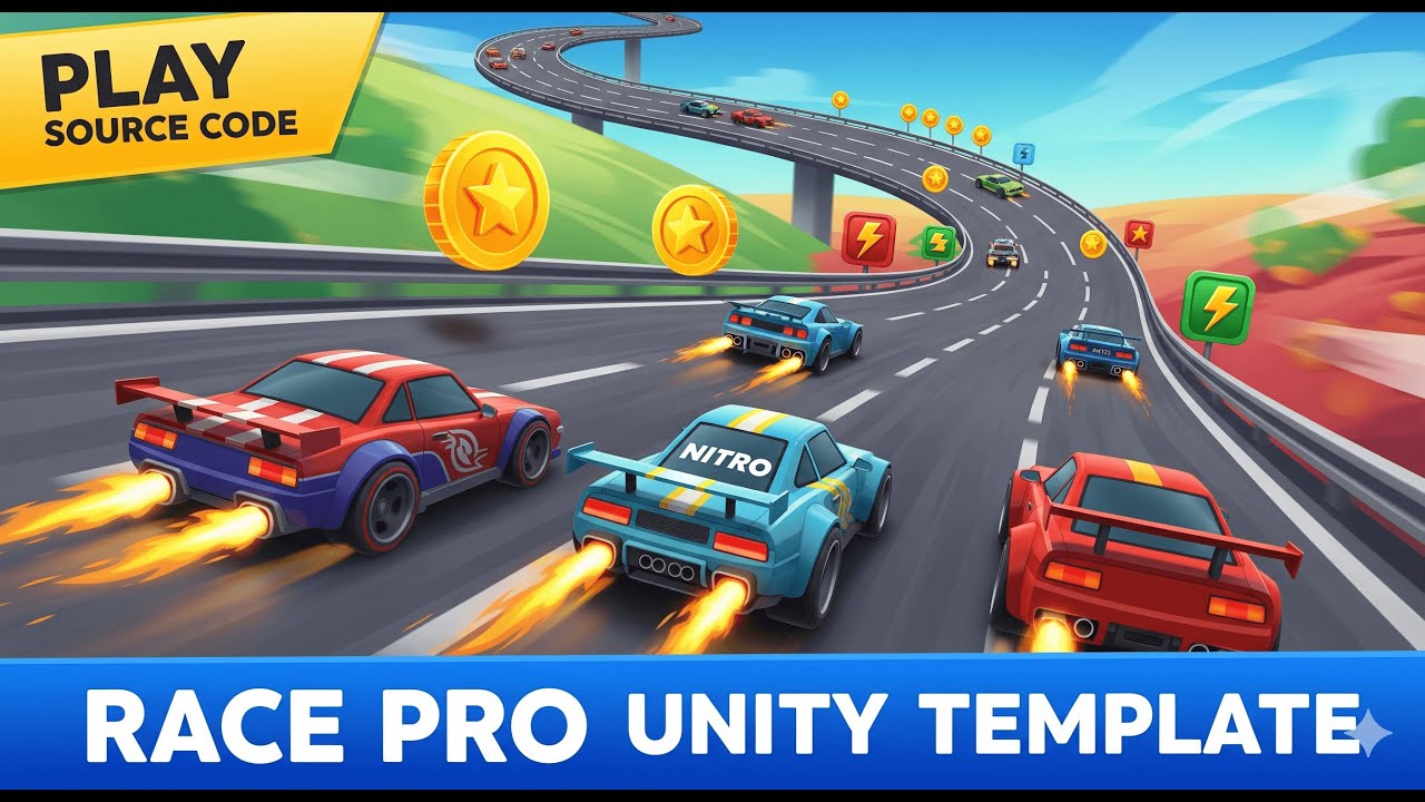 Race Pro: Speed Car Racer in T – Unity Source Code (PlaySourceCode.com)