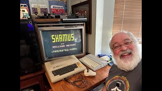 my Atari 8bit Corner - includes 2600 & 800 & 130xe - Magnavox Odyssey II - Vintage Computing Desk