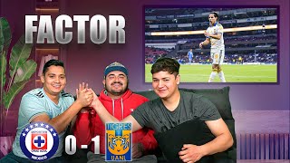 FACTOR LAINEZ 🐯| Cruz Azul 0 - 1 Tigres UANL | JORNADA 5 LIGA MX | REACCIONANDO A TIGRES