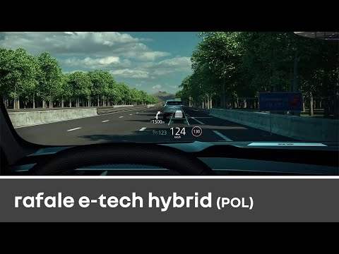 wyświetlacz Head-Up Display - Rafale E-Tech full hybrid - Renault