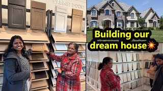 புது வீட்டுக்கு🏡அமெரிக்காவில்🇺🇸எல்லாமே Select பண்ணியாச்சு😍/ BUILDING OUR DREAM HOME❤️Family Traveler