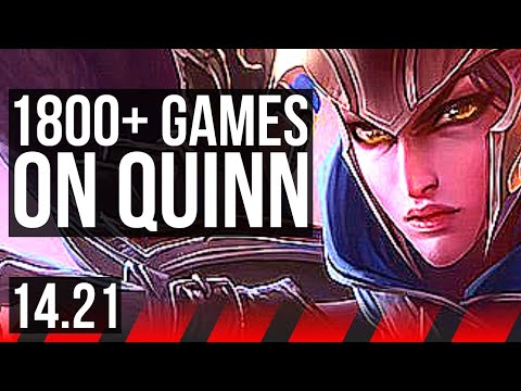 QUINN vs KLED (TOP) | Rank 5 Quinn, 1800+ games | KR Challenger | 14.21