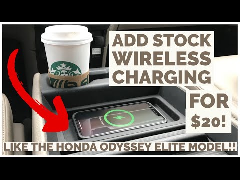 Honda Odyssey 2018+ Wireless Charger MOD (cheap and easy!)