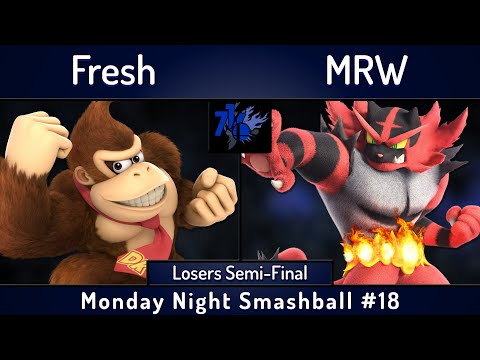 MNS # 18 | Fresh (Donkey Kong) vs MRW (Incineroar) | Losers Semis | SSBU Ultimate Tournament
