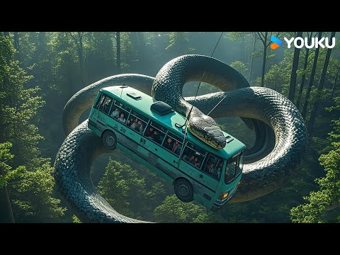The bus entered the snake's territory and made the snake angry! | Snake 3 | YOUKU MONSTER MOVIE