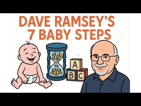 Dave Ramsey's 7 Baby Steps, But Animated.... Because Adulting Is Hard
