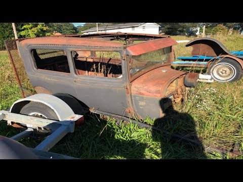 FOUND T-MODEL CAR AT THIS OLD HISTORIC HOME