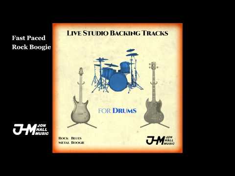 Fast Paced Rock Boogie - Drum Backing Track