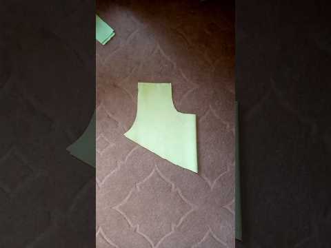 V shaped yoke baby frock cutting tutorial