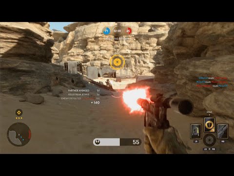 Goazan Badlands - Jakku DLC's map for smaller game modes, Star Wars: Battlefront