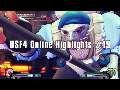 USF4 Online Highlights #19 (featuring crosskie, Pouchy XXVI, M1s7erjay and more)