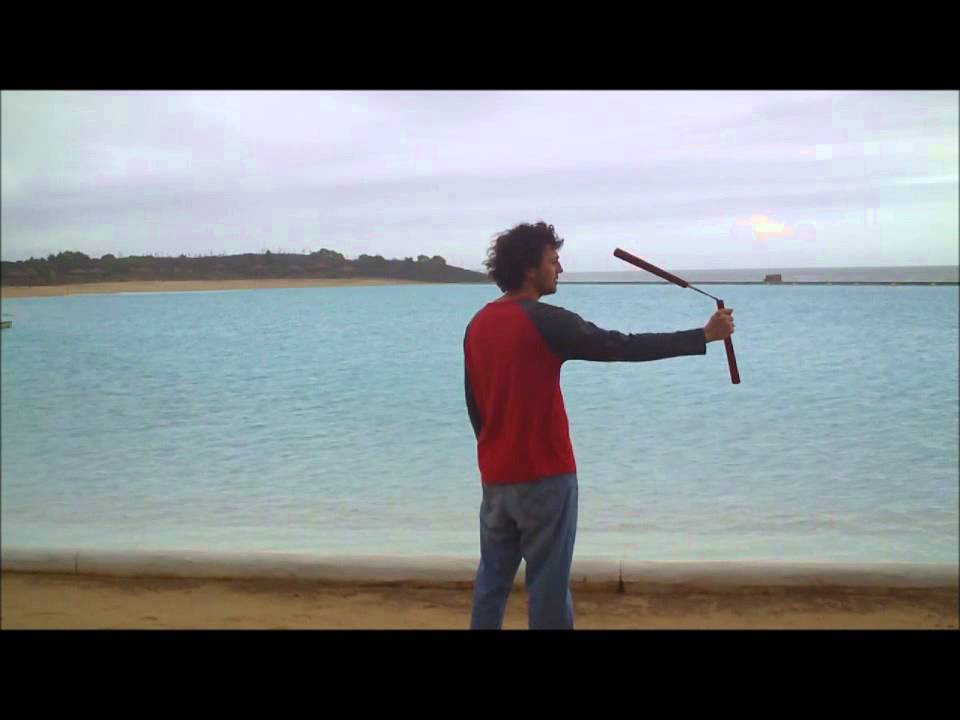 front grip near spin horizontal figure 8