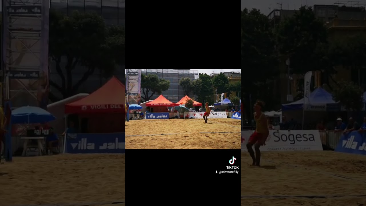 Italia Norvegia volleyball World Piazza Duomo Messina Sicily tiktok