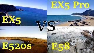 1080p Video Comparison. E58 vs E520s vs EX5 vs EX5 Pro (may apply to IDEA 37, JT-1 Pro and S188).