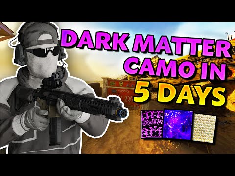 I unlocked the DARK MATTER CAMO on Black Ops 6 in 5 DAYS!