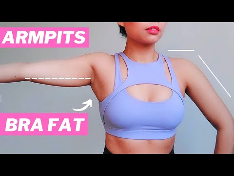 Lose armpit fat, bra fat, fix rounded shoulders! Toned slim upper body standing workout | Hana Milly