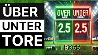 Sportwetten Tipps: So gewinnst du mit Über-/Unter-Tore-Wetten – Strategien & Tri