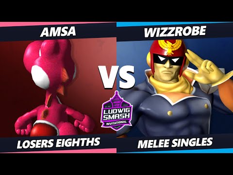 Ludwig Invitational - aMSa (Yoshi) Vs. Wizzrobe (Captain Falcon) SSBM Melee Tournament