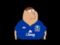 Everton FC Cartoon stars and Z Cars Anthem.