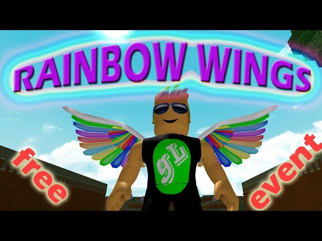 How To Get Free Rainbow Wings In Roblox