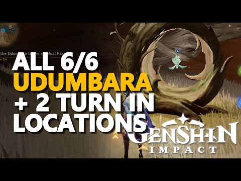 All Udumbara Locations Genshin Impact