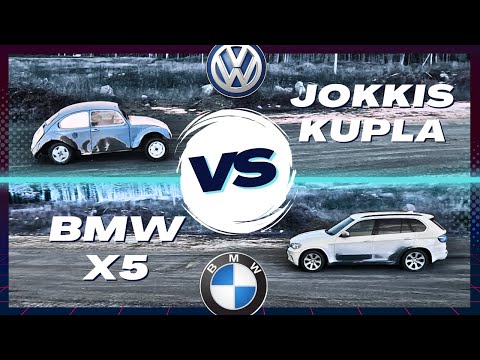 750kg VW kupla VS 2100kg BMW X5 xDrive