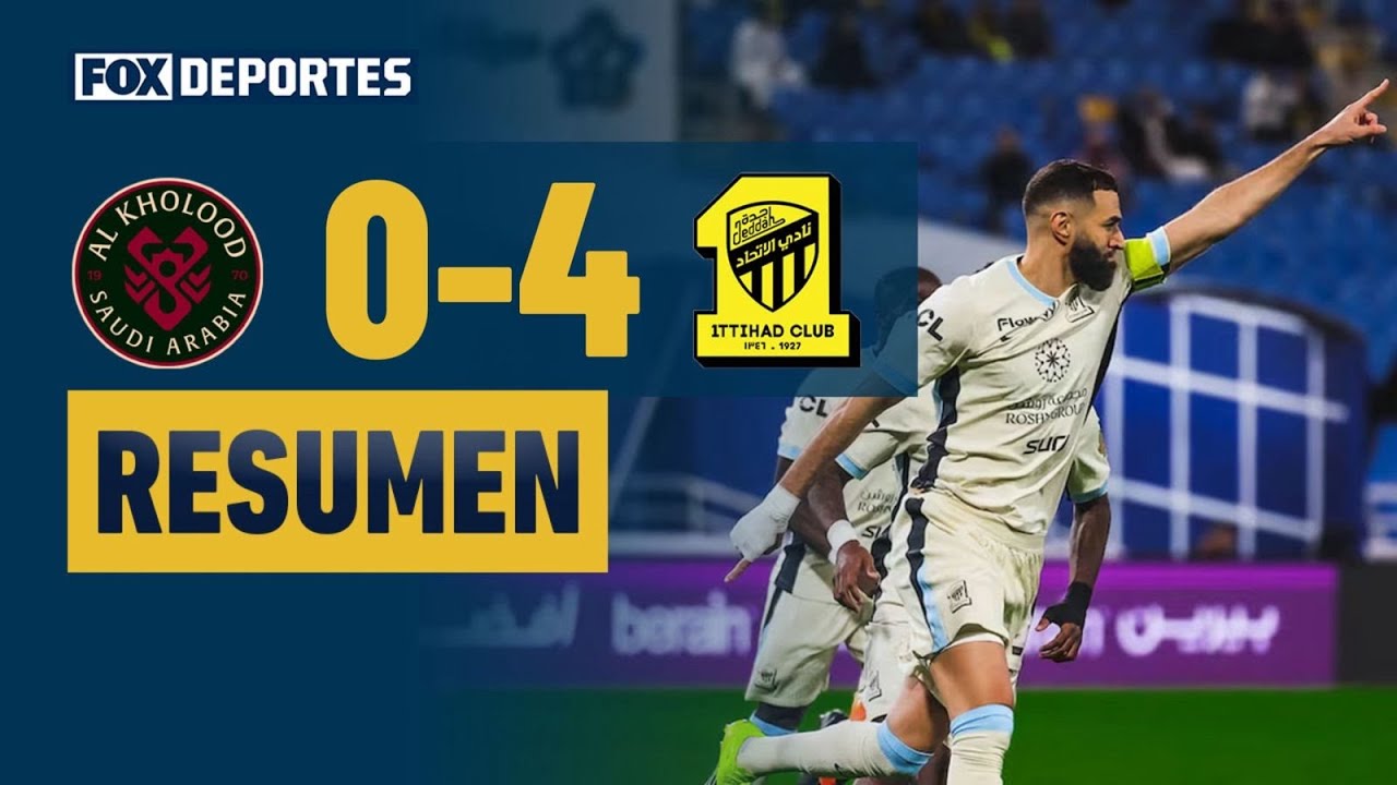 🤩 ¡PARTIDAZO DE BENZEMA! | Al Kholood 0-4 Al Ittihad | HIGHLIGHTS | Jornada 14 | SPL 2026