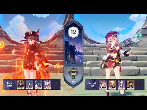 NEW Spiral Abyss 2.2 | Hu Tao C0 & Yanfei C2 | Floor 12 (9 Stars)