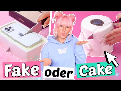Fake or Cake Challenge ⚡️Wer erkennt den Kuchen? | ViktoriaSarina