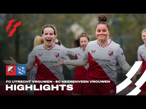 FC Utrecht Vrouwen wint van sc Heerenveen | HIGHLIGHTS